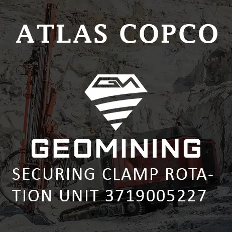 3719005227 КРЕПЛЕНИЕ ЗАЖИМА ВРАЩАЮЩЕГО УСТРОЙСТВА Atlas Copco / Epiroc