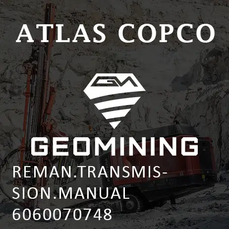 6060070748 РЕМОН ТРАНСМИССИЯ РУЧНАЯ Atlas Copco / Epiroc