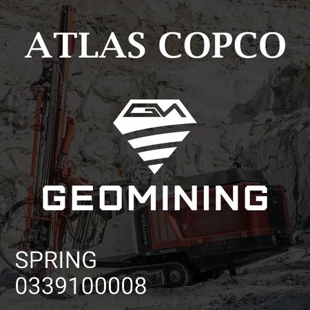0339100008 Рессора Atlas Copco / Epiroc