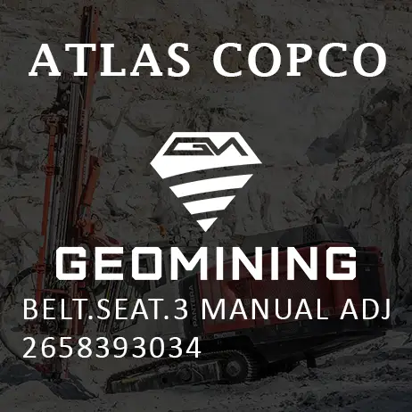 2658393034 РЕМЕНЬ СИДЕНЬЕ 3 РУЧНАЯ РЕГУЛИРОВКА Atlas Copco / Epiroc