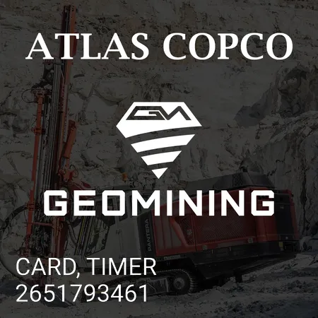 2651793461 КАРТА, ТАЙМЕР Atlas Copco / Epiroc
