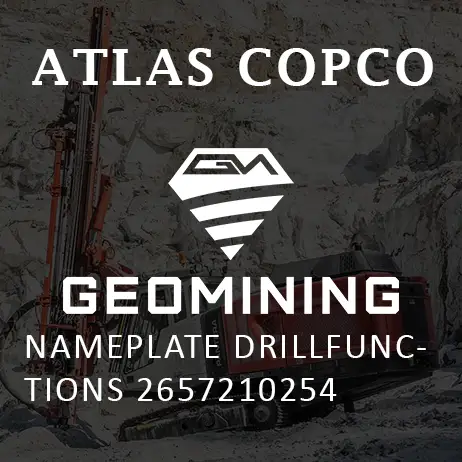 2657210254 ФИРМЕННАЯ ТАБЛИЧКА ФУНКЦИИ ДРЕЛИ Atlas Copco / Epiroc