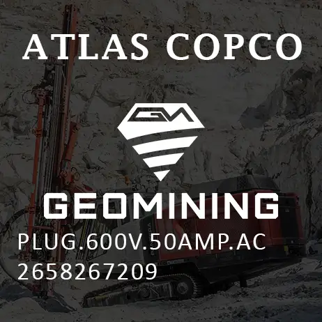 2658267209 ВИЛКА  600 В  50 А  ПЕРЕМЕННЫЙ ТОК Atlas Copco / Epiroc