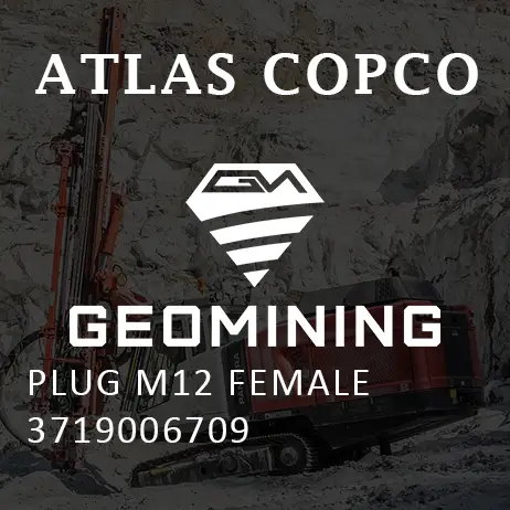 3719006709 ВИЛКА M12 МАМА Atlas Copco / Epiroc