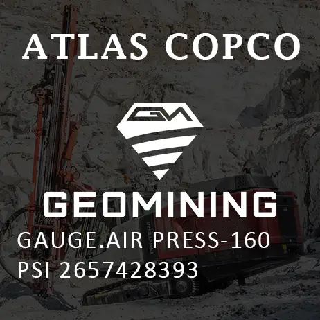 2657428393 МАНОМЕТР ДАВЛЕНИЕ ВОЗДУХА-160 PSI Atlas Copco / Epiroc