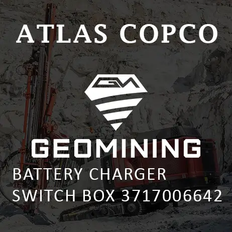 3717006642 КОРОБКА ПЕРЕКЛЮЧАТЕЛЯ ЗАРЯДНОГО УСТРОЙСТВА АККУМУЛЯТОРА Atlas Copco / Epiroc