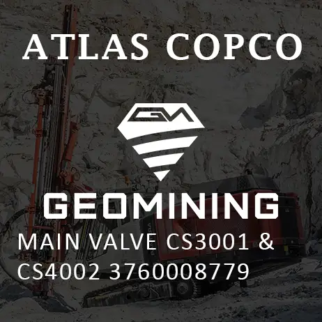 3760008779 ГЛАВНЫЙ КЛАПАН CS3001 И CS4002 Atlas Copco / Epiroc