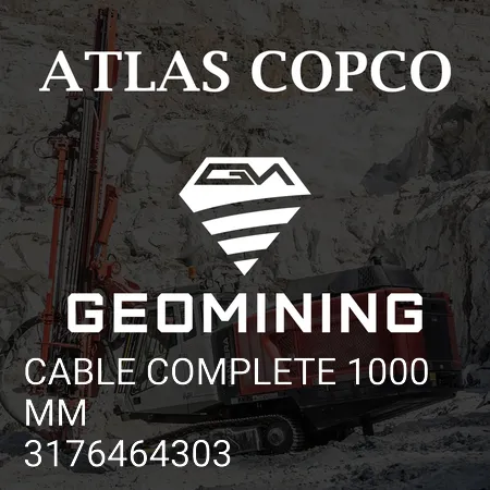 3176464303 КАБЕЛЬ В КОМПЛЕКТЕ 1000 ММ Atlas Copco / Epiroc