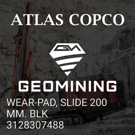 3128307488 ИЗНОСНАЯ ПРОКЛАДКА, СКОЛЬЗЯ 200 ММ. ЧЕР Atlas Copco / Epiroc