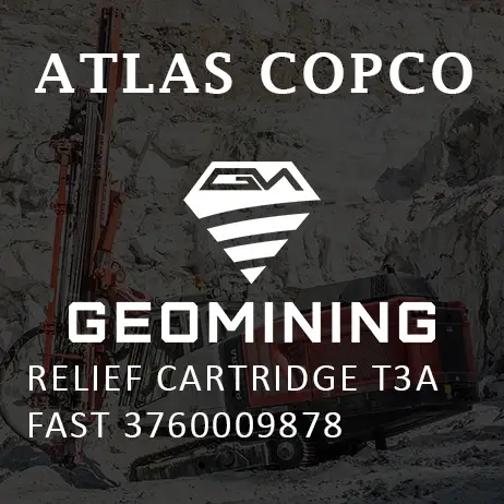 3760009878 КАРТРИДЖ ДЛЯ РАЗГРУЗКИ T3A FAST Atlas Copco / Epiroc