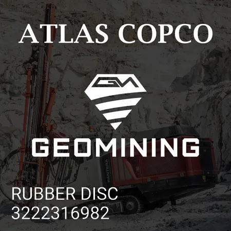 3222316982 РЕЗИНОВЫЙ ДИСК Atlas Copco / Epiroc