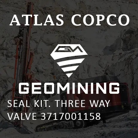 3717001158 КОМПЛЕКТ УПЛОТНЕНИЙ  ТРЕХХОДОВОЙ КЛАПАН Atlas Copco / Epiroc