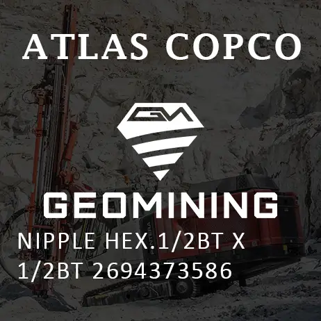 2694373586 НИППЕЛЬ ШЕСТИГРАННЫЙ  1/2BT X 1/2BT Atlas Copco / Epiroc