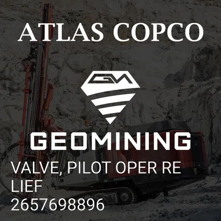 2657698896 КЛАПАН, ПРЕДОХРАНИТЕЛЬ ПИЛОТА Atlas Copco / Epiroc