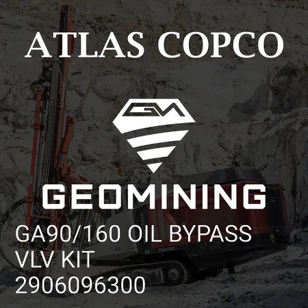 2906096300 КОМПЛЕКТ VLV БАЙПАСА МАСЛА GA90/160 Atlas Copco / Epiroc