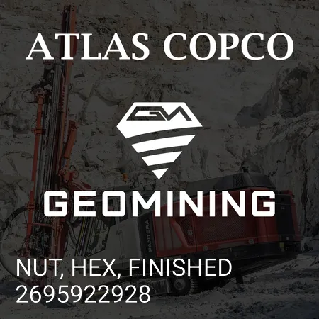 2695922928 ГАЙКА, ШЕСТИГРАННАЯ, ГОТОВАЯ Atlas Copco / Epiroc