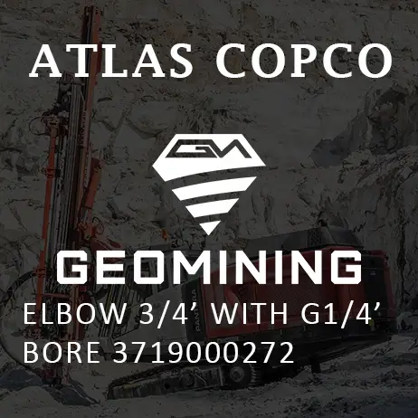 3719000272 КОЛЕНО 3/4' С ОТВЕРСТИЕМ G1/4' Atlas Copco / Epiroc