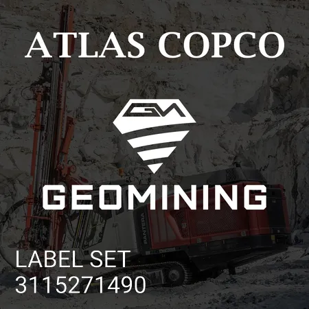 3115271490 НАБОР ЭТИКЕТОК Atlas Copco / Epiroc