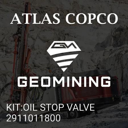 2911011800 КОМПЛЕКТ:МАСЛЯНЫЙ ЗАПОРНЫЙ КЛАПАН Atlas Copco / Epiroc