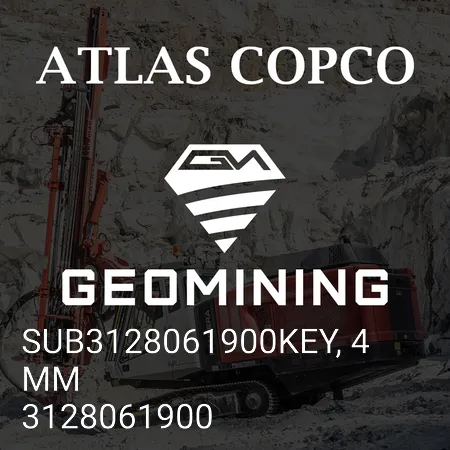 3128061900 SUB3128061900KEY, 4 ММ Atlas Copco / Epiroc
