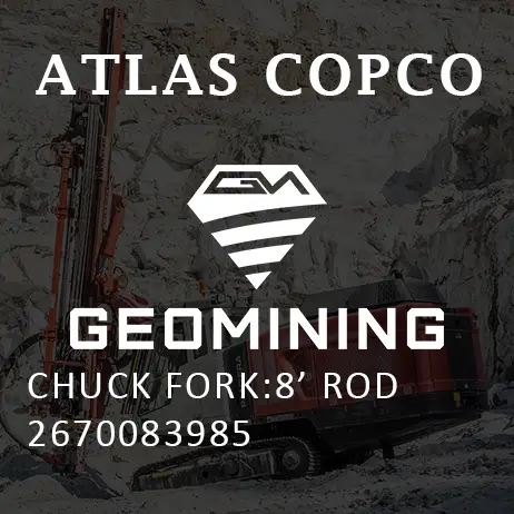 2670083985 ВИЛКА ПАТРОН: 8' ШТОК Atlas Copco / Epiroc